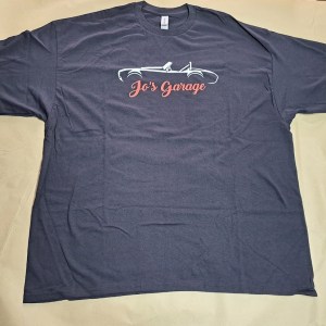 Jo's Garage Car Logo T-shirt